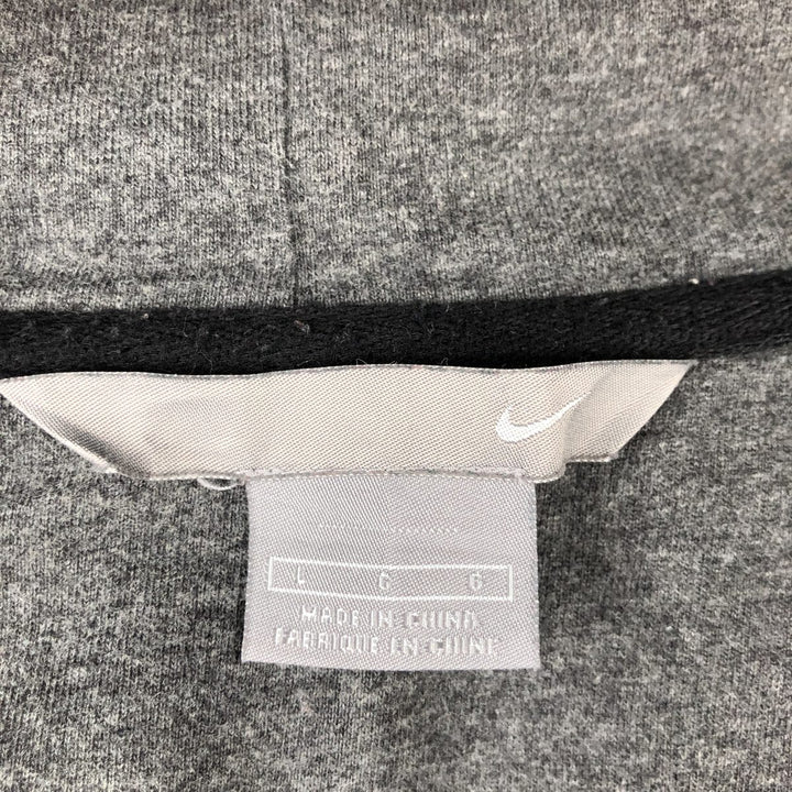 00'S Nike Sweat Full Zip Hoodie Men's L size cotton black type Vintage Second Hand
