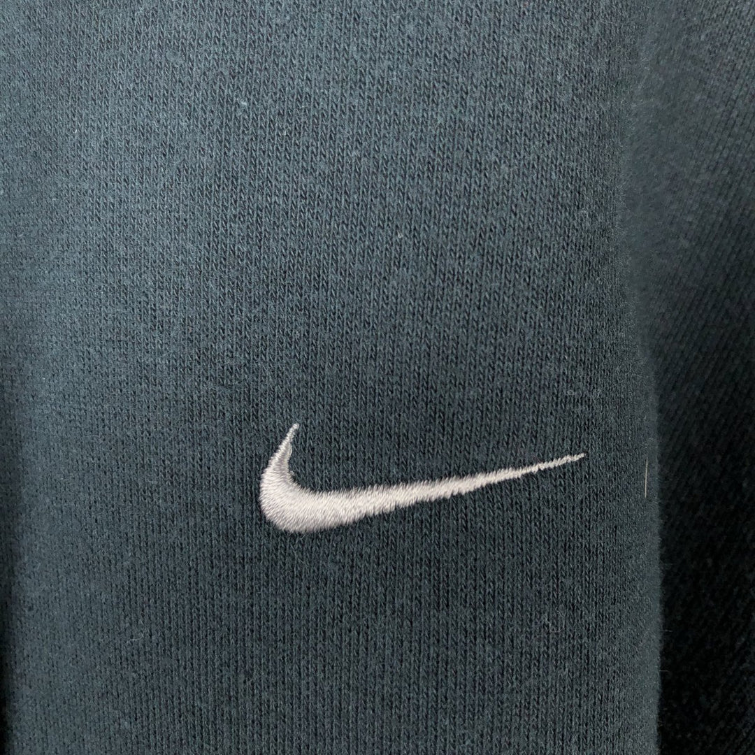 00'S Nike Sweat Full Zip Hoodie Men's L size cotton black type Vintage Second Hand