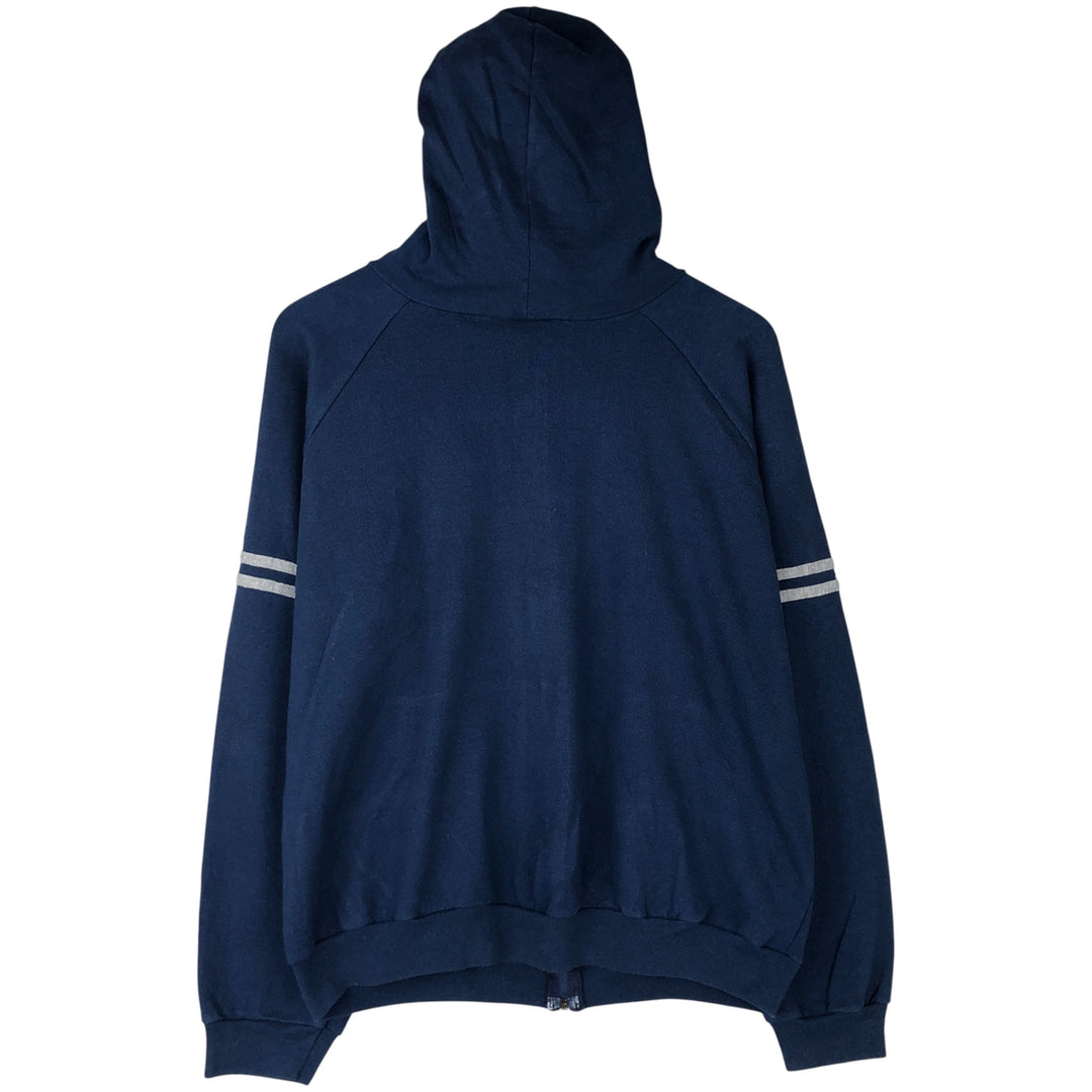 1980'S Third Street Hershey's Advertising Full-Zip Hoodie, Made in USA, Men's Size L, Vintage unclear navy blue type Vintage Second Hand