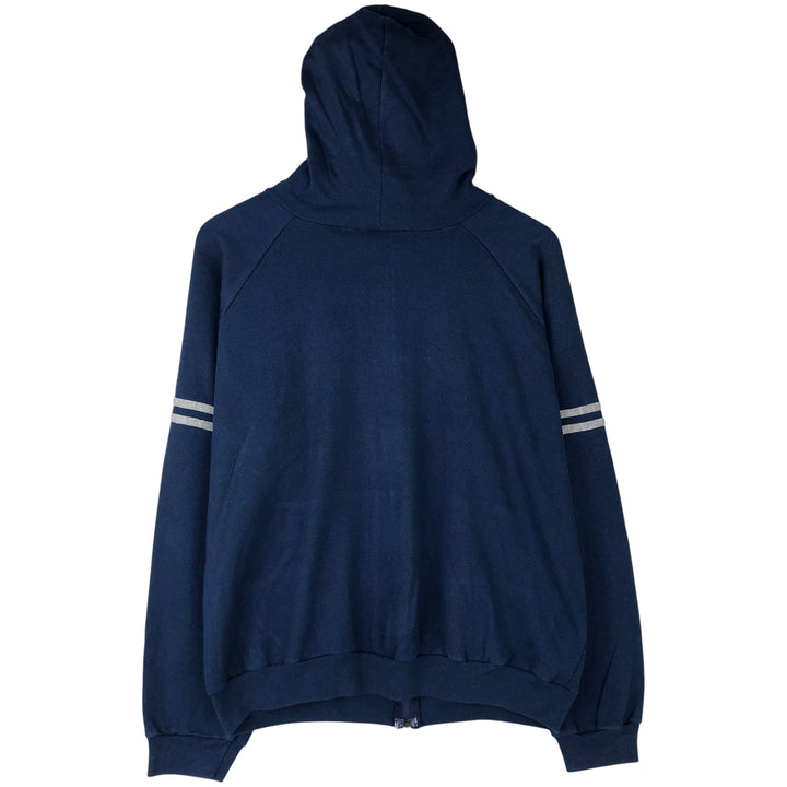 1980'S Third Street Hershey's Advertising Full-Zip Hoodie, Made in USA, Men's Size L, Vintage unclear navy blue type Vintage Second Hand