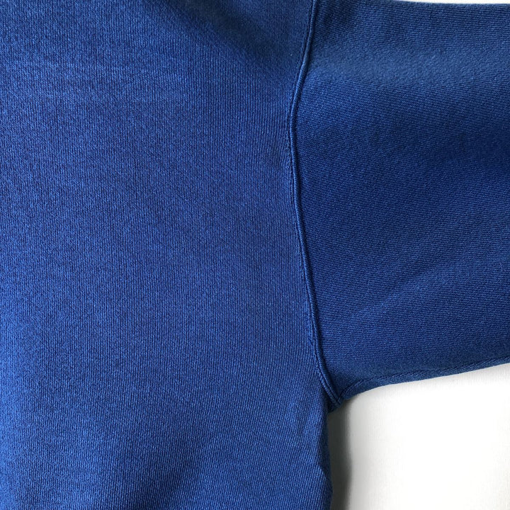 Vintage 1980'S Tultex Advertising Sweatshirt, Made in USA, Men's Size L cotton blue type Vintage Second Hand