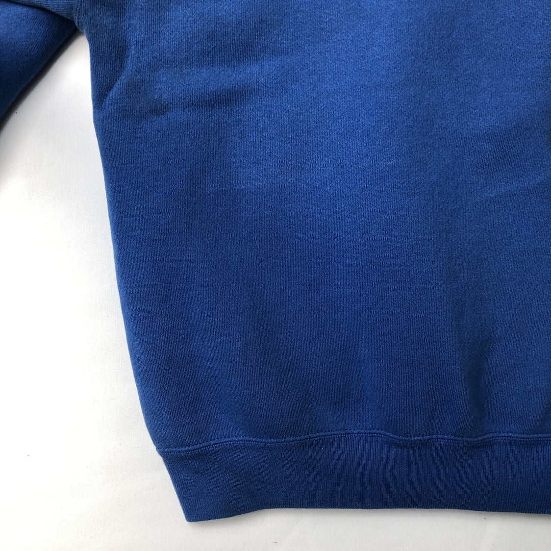 Vintage 1980'S Tultex Advertising Sweatshirt, Made in USA, Men's Size L cotton blue type Vintage Second Hand