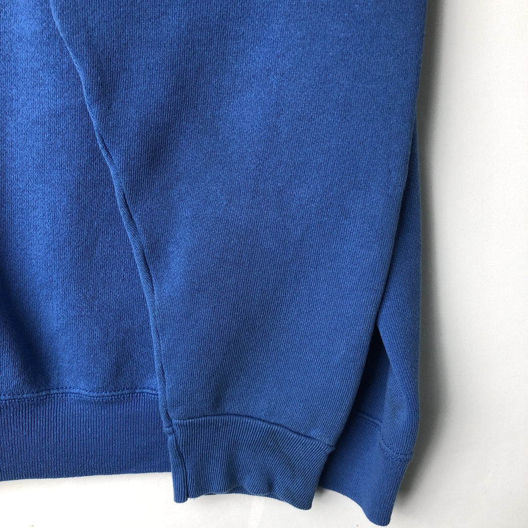 Vintage 1980'S Tultex Advertising Sweatshirt, Made in USA, Men's Size L cotton blue type Vintage Second Hand