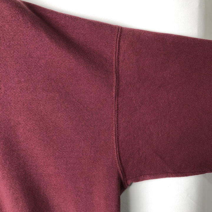 Vintage 80s-90'S Jansport ComfortBlend college sweatshirt, Made in USA, Men's Size L cotton Red type red-purple Vintage Second Hand