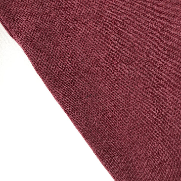 Vintage 80s-90'S Jansport ComfortBlend college sweatshirt, Made in USA, Men's Size L cotton Red type red-purple Vintage Second Hand