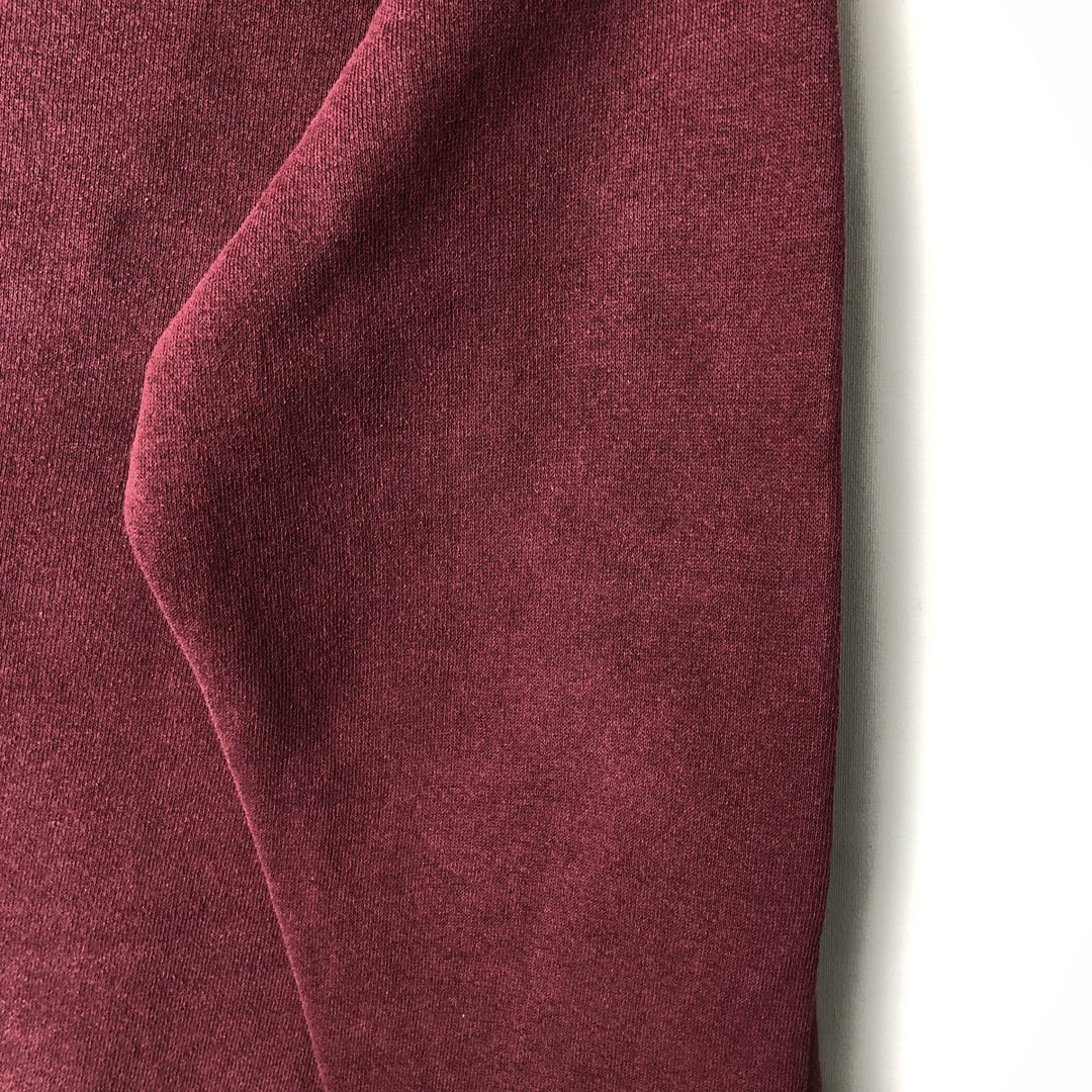 Vintage 80s-90'S Jansport ComfortBlend college sweatshirt, Made in USA, Men's Size L cotton Red type red-purple Vintage Second Hand