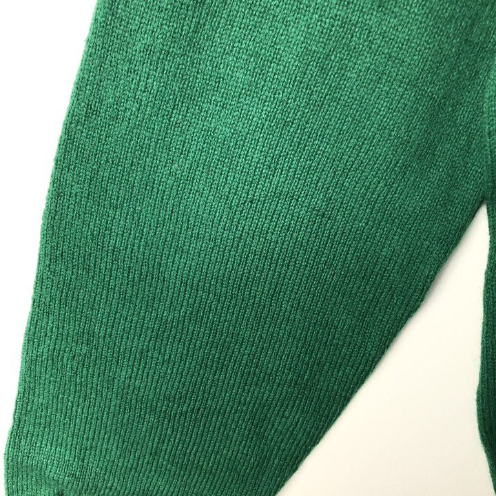 Ralph Lauren POLO by Ralph Lauren V-neck lambswool knit sweater, men's size L Lamb wool green type Vintage Second Hand