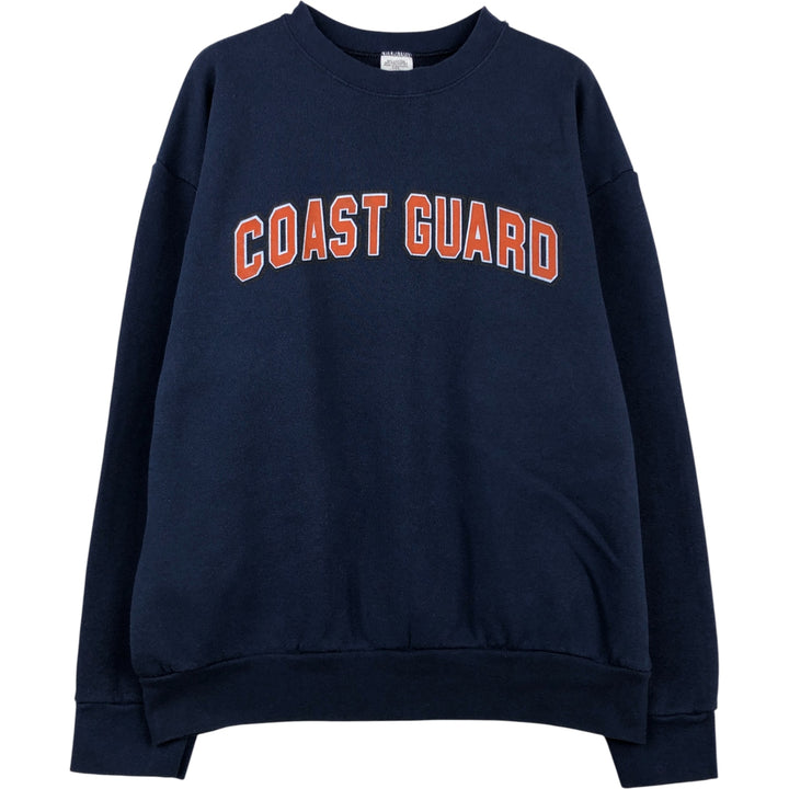 Authentic US military CAC print sweatshirt, made in the USA, men's size L cotton navy blue type Vintage Second Hand