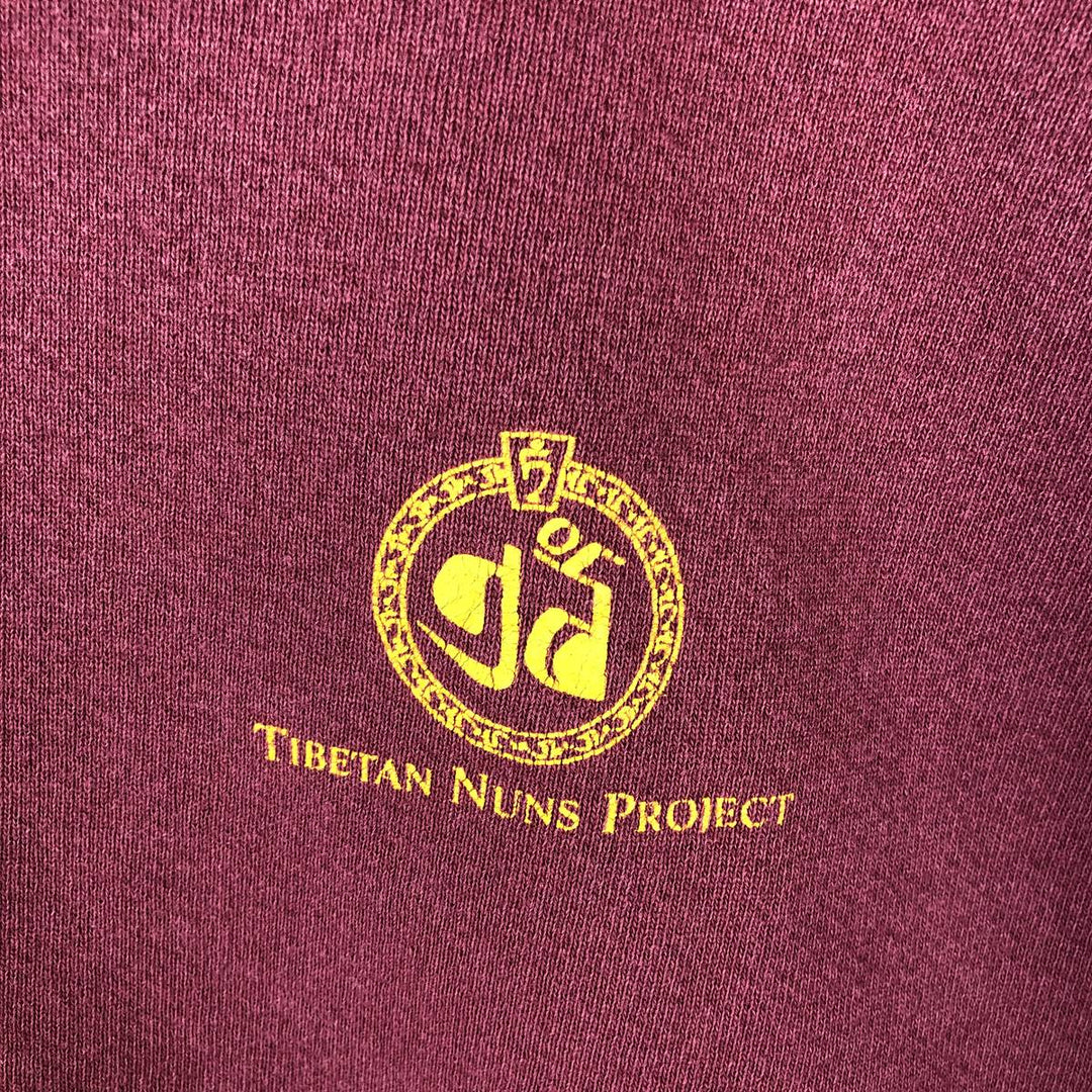 Vintage 90'S Lee Ultraweight Printed Sweatshirt, Men's Size L unclear bordeaux Vintage Second Hand