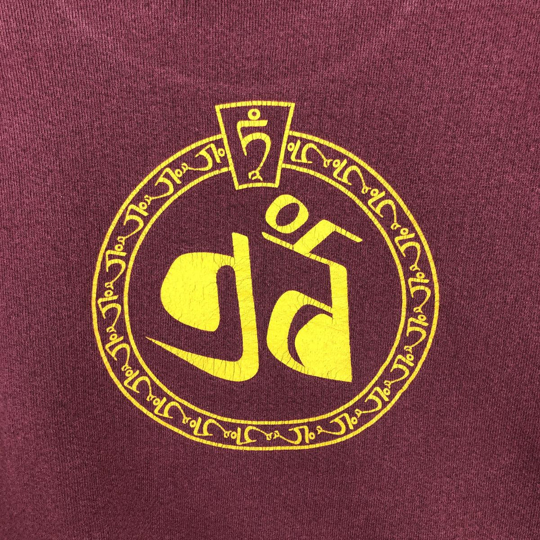 Vintage 90'S Lee Ultraweight Printed Sweatshirt, Men's Size L unclear bordeaux Vintage Second Hand