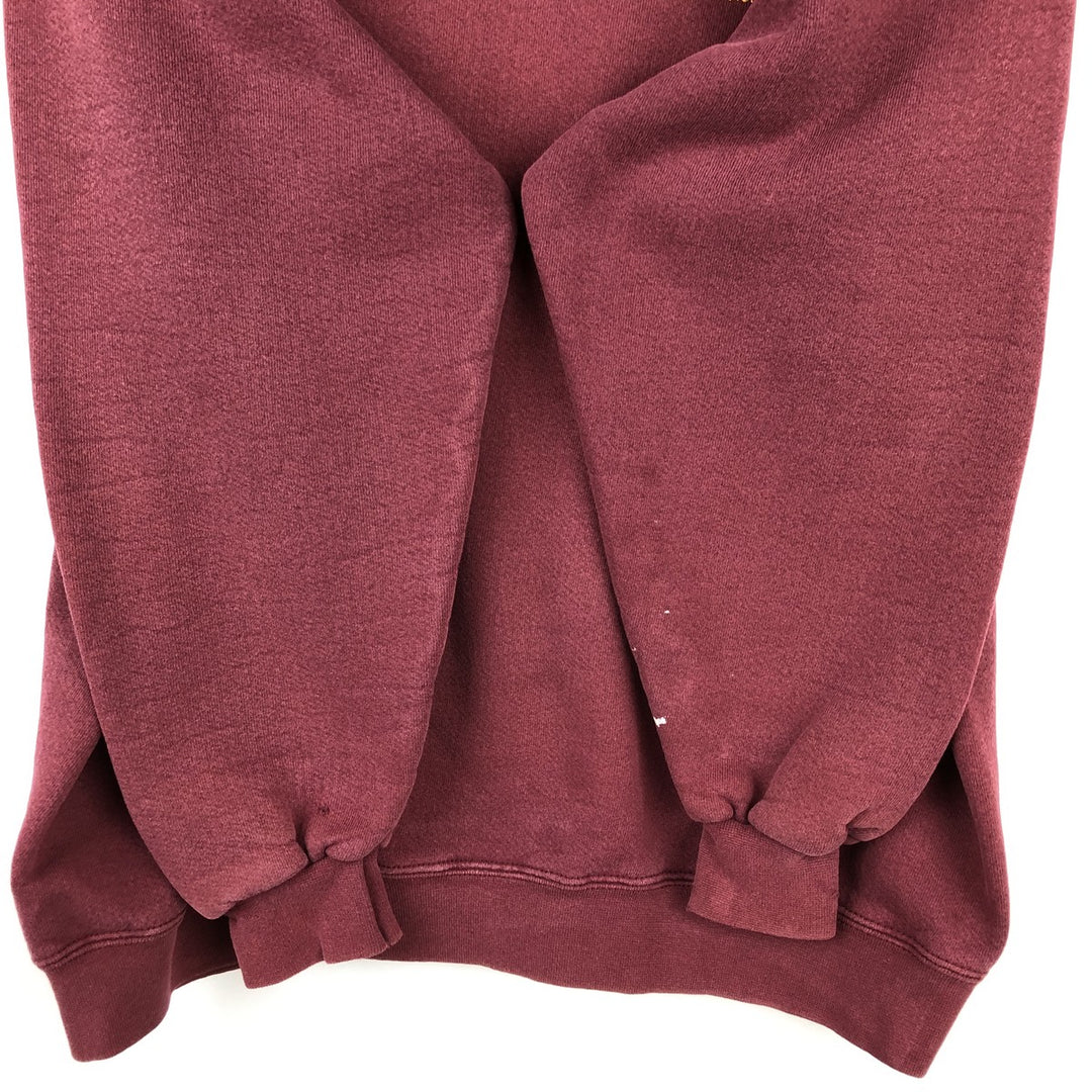 Vintage 90'S Lee Ultraweight Printed Sweatshirt, Men's Size L unclear bordeaux Vintage Second Hand