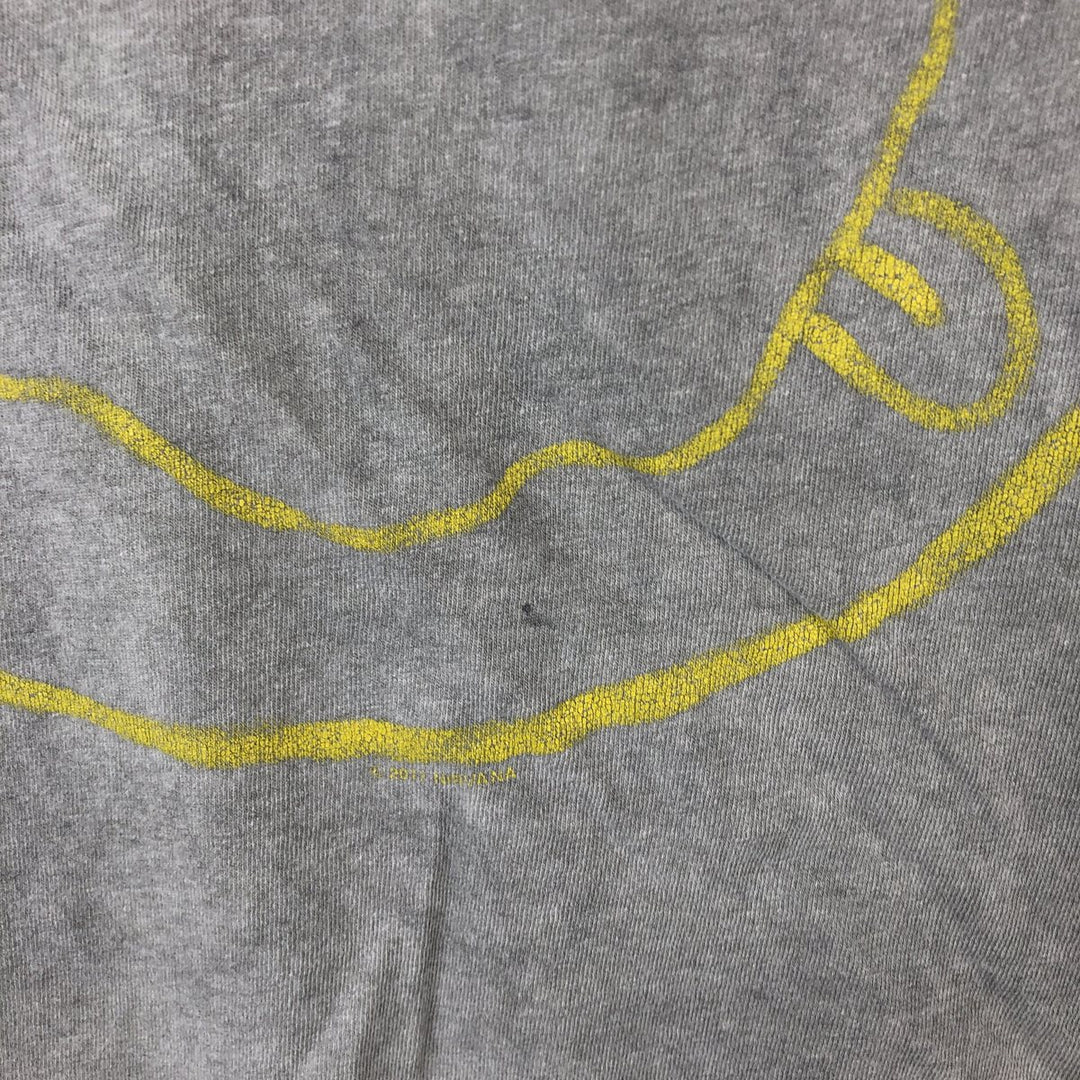NIRVANA Nirvana Band T-shirt, Band T, Men's XL size cotton gray type Vintage Second Hand