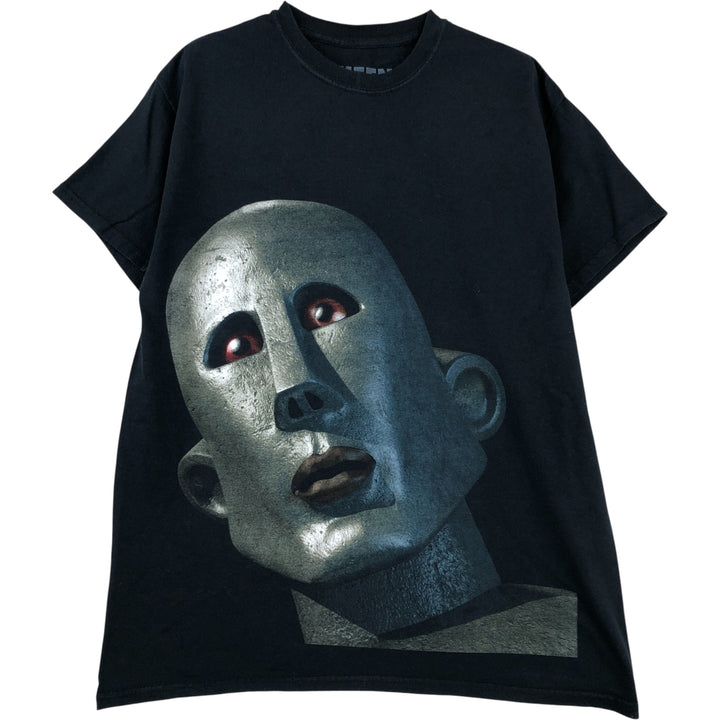QUEEN Band T-shirt, Men's M size cotton black type Vintage Second Hand