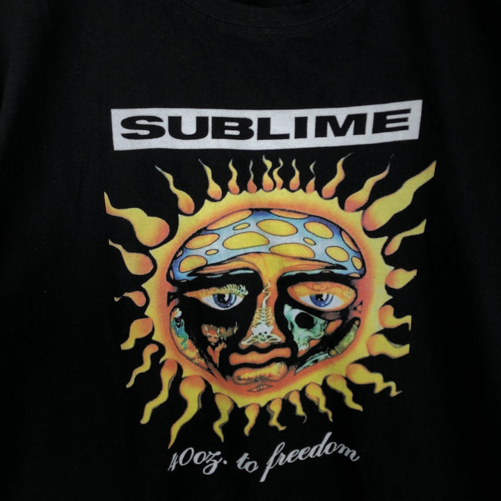 SUBLIME Band T-shirt, Men's L size unclear black type Vintage Second Hand