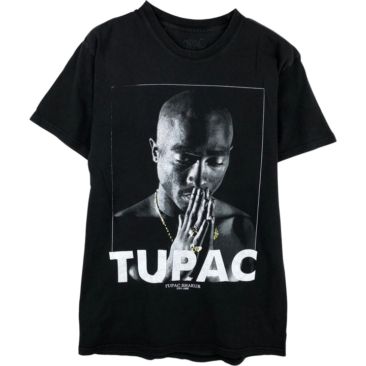 2PAC Rap T-Shirt, Men's Size Medium, Hip Hop, R&B unclear black type Vintage Second Hand