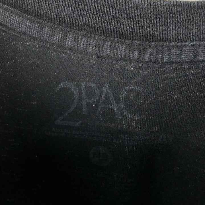 2PAC Rap T-Shirt, Men's Size Medium, Hip Hop, R&B unclear black type Vintage Second Hand
