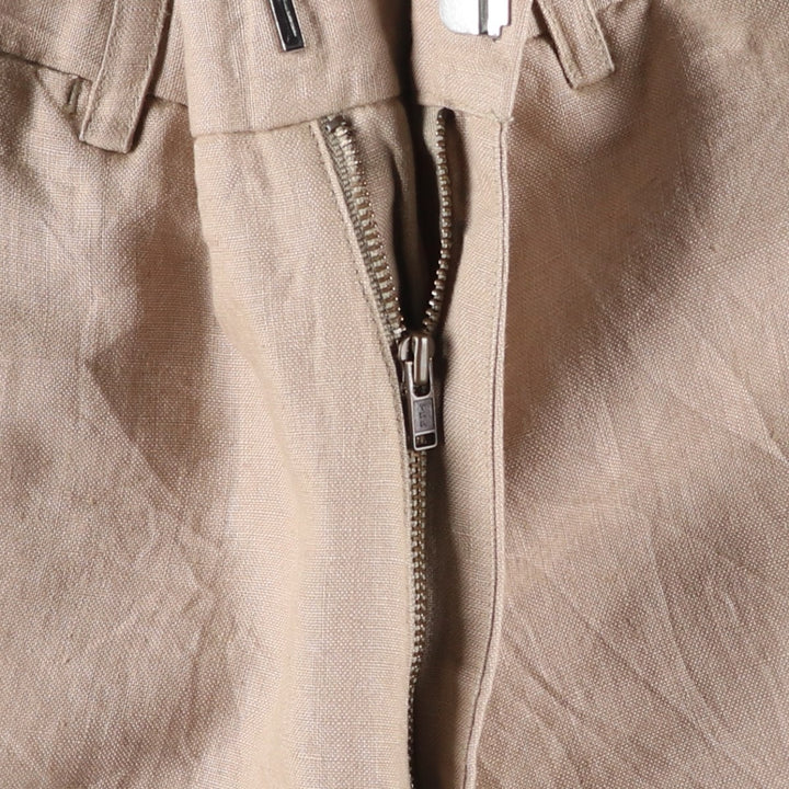 Banana Republic linen pants, slacks, men's size W32 linen Beige type Vintage Second Hand