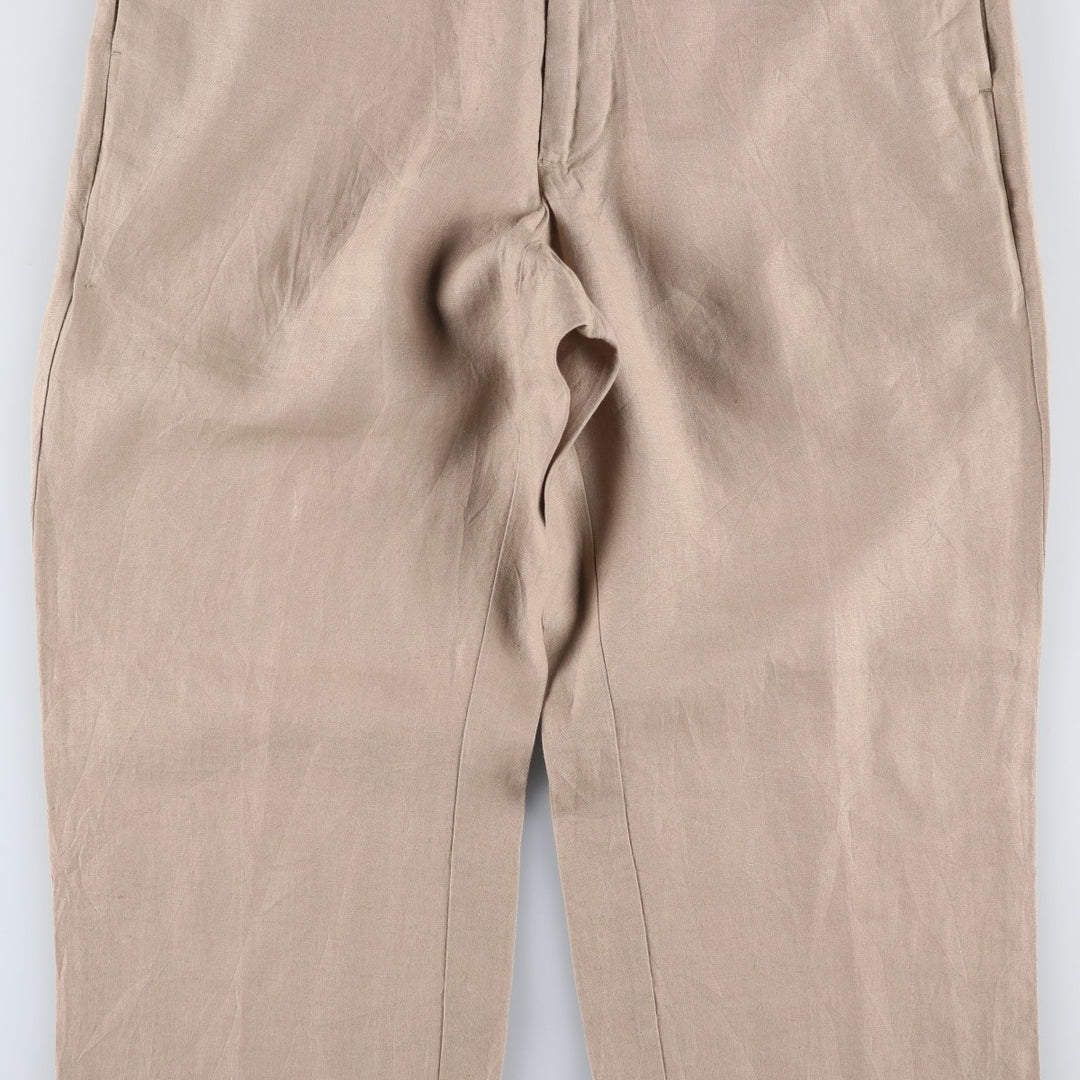 Banana Republic linen pants, slacks, men's size W32 linen Beige type Vintage Second Hand