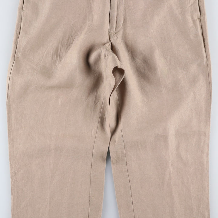 Banana Republic linen pants, slacks, men's size W32 linen Beige type Vintage Second Hand