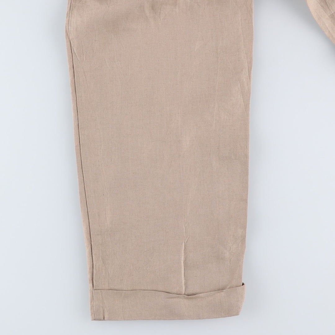 Banana Republic linen pants, slacks, men's size W32 linen Beige type Vintage Second Hand