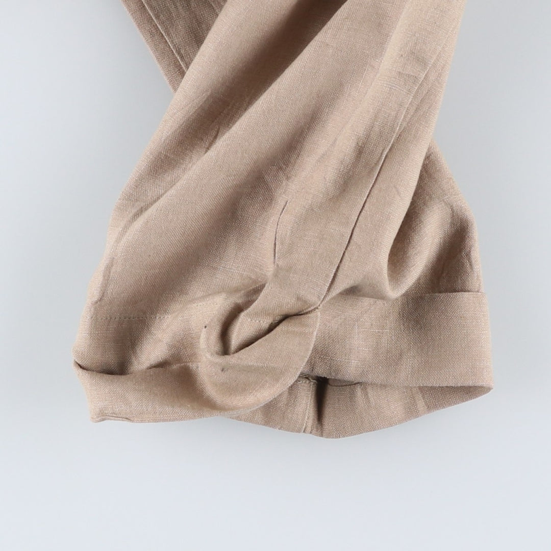 Banana Republic linen pants, slacks, men's size W32 linen Beige type Vintage Second Hand
