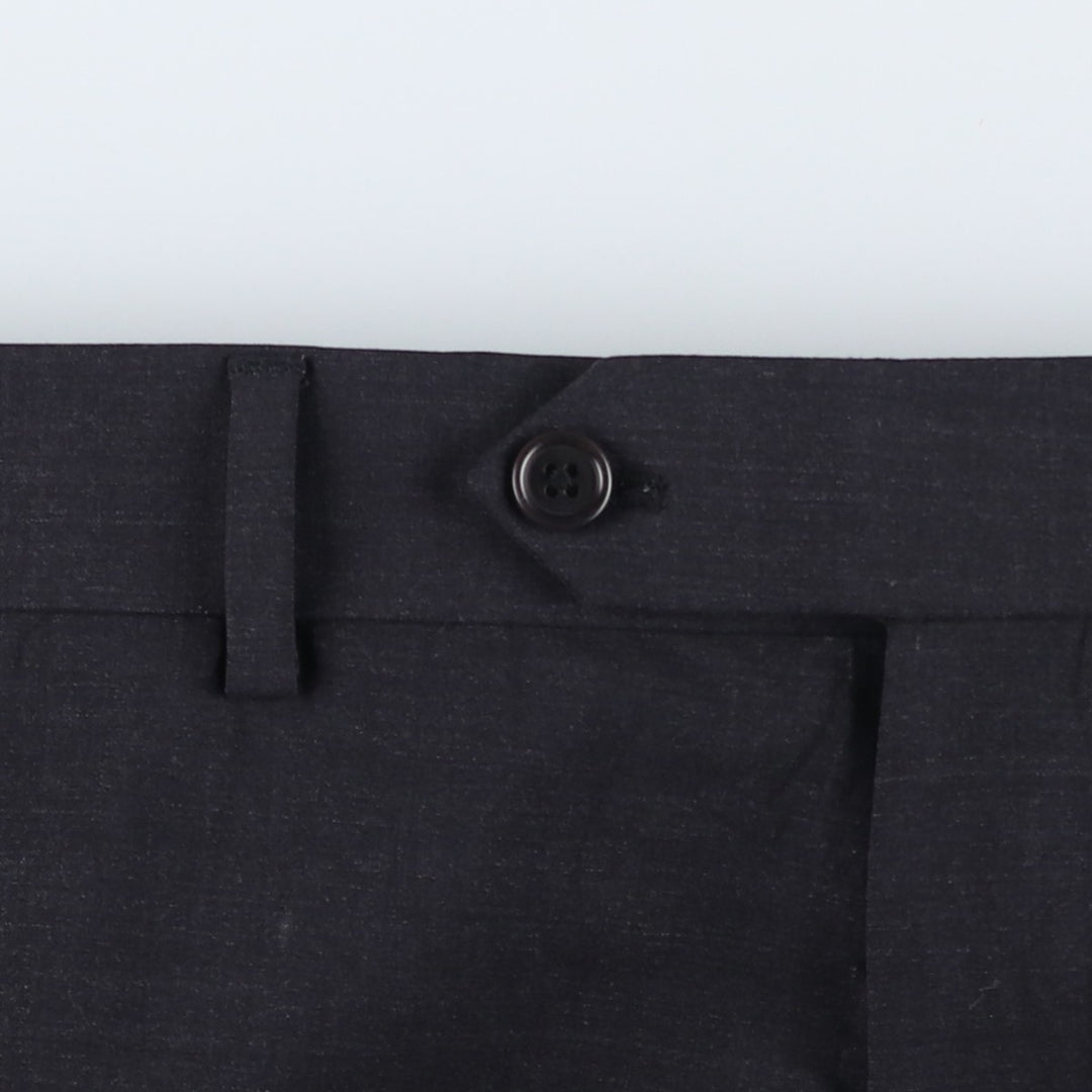 Brooks Brothers REGENT FIT Wool Pants, Men's Slacks, Size W36 wool Charcoal Vintage Second Hand
