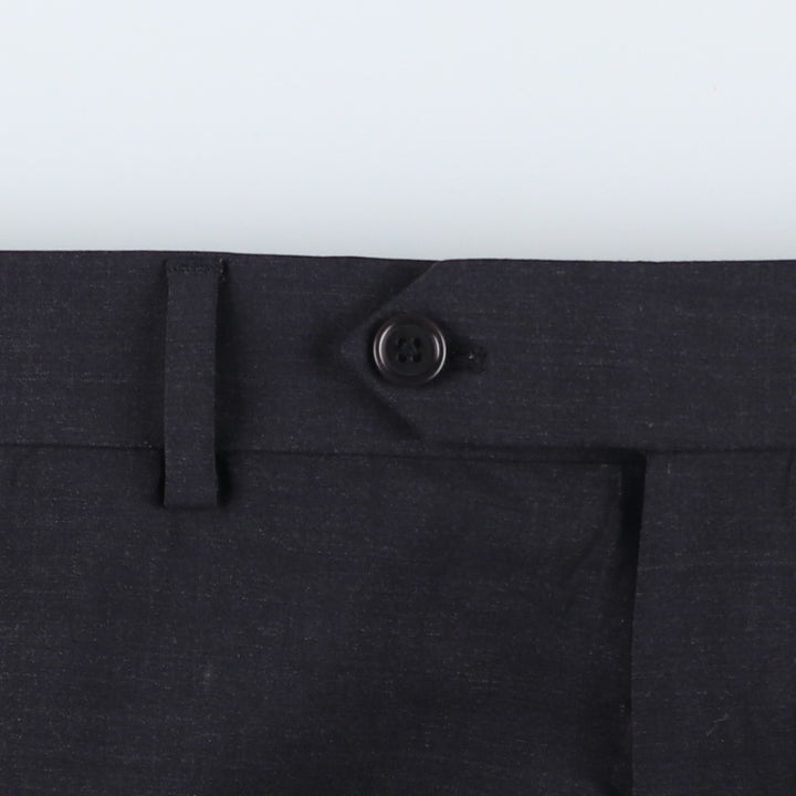 Brooks Brothers REGENT FIT Wool Pants, Men's Slacks, Size W36 wool Charcoal Vintage Second Hand