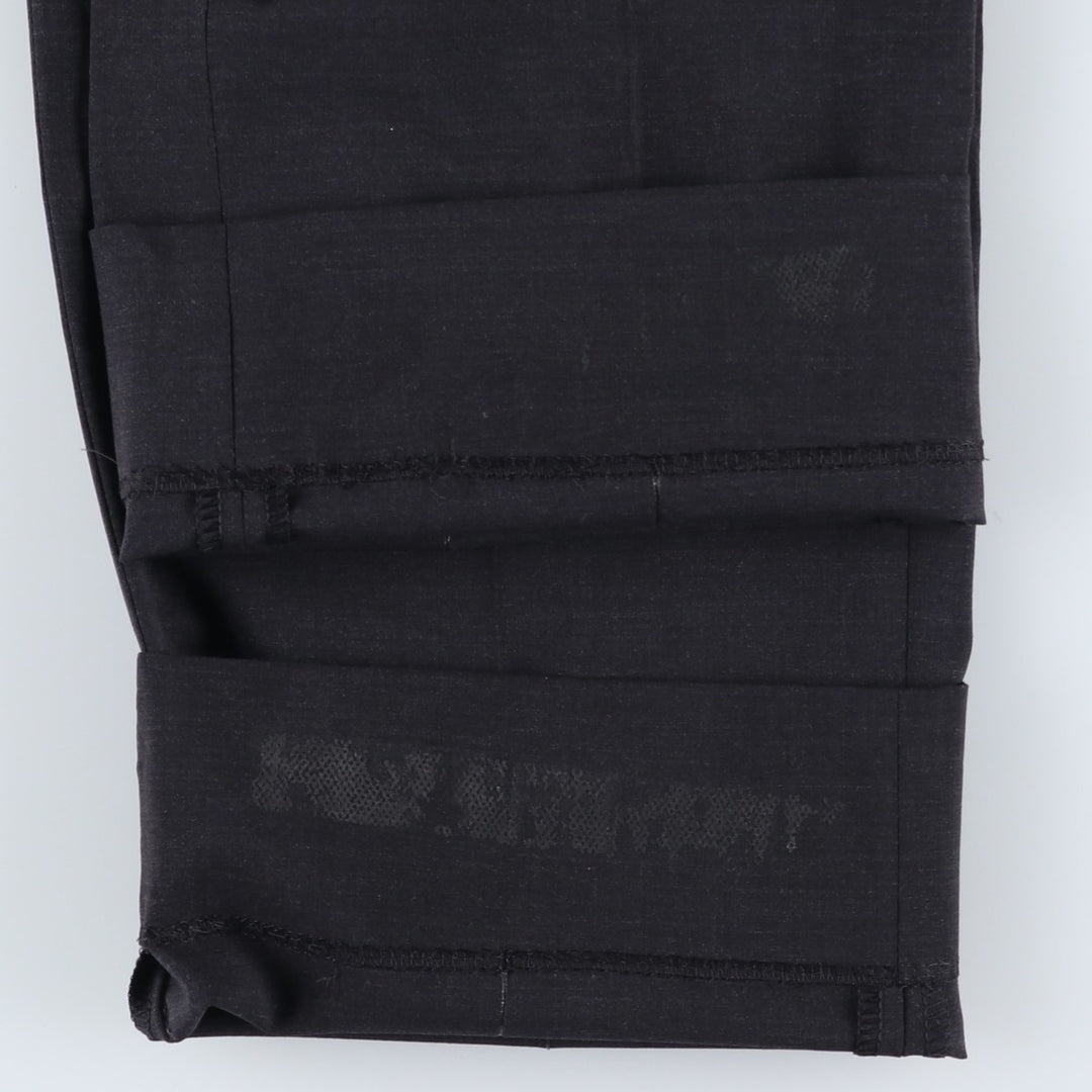 Brooks Brothers REGENT FIT Wool Pants, Men's Slacks, Size W36 wool Charcoal Vintage Second Hand