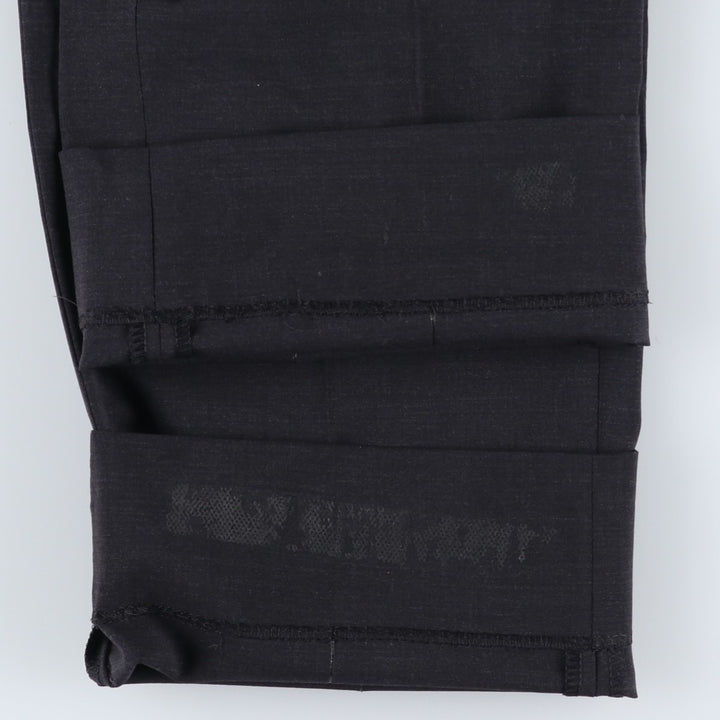 Brooks Brothers REGENT FIT Wool Pants, Men's Slacks, Size W36 wool Charcoal Vintage Second Hand