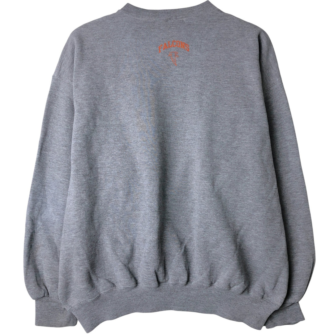 90'S Russell College Sweatshirt, Made in USA, Men's XXL, Vintage polyester gray type Vintage Second Hand