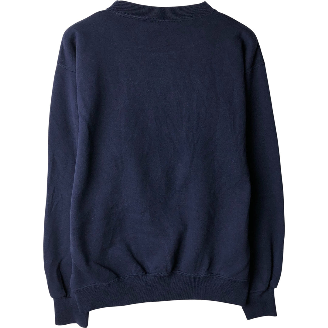 Vintage 90'S SOFFE triple print college sweatshirt, made in the USA, size L, men's polyester navy blue type Vintage Second Hand