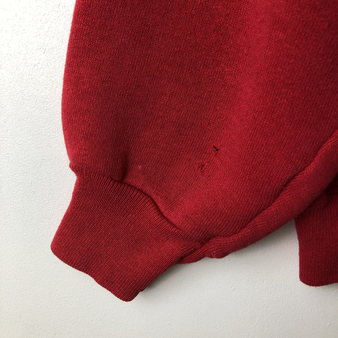 Vintage 90'S BIKE college sweatshirt, made in the USA, size L, men's polyester red type Vintage Second Hand