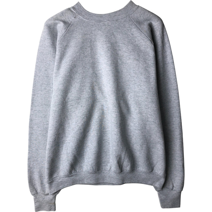 90'S Fruit of the Loom College Sweatshirt, Made in USA, Men's XL, Vintage cotton gray type Vintage Second Hand