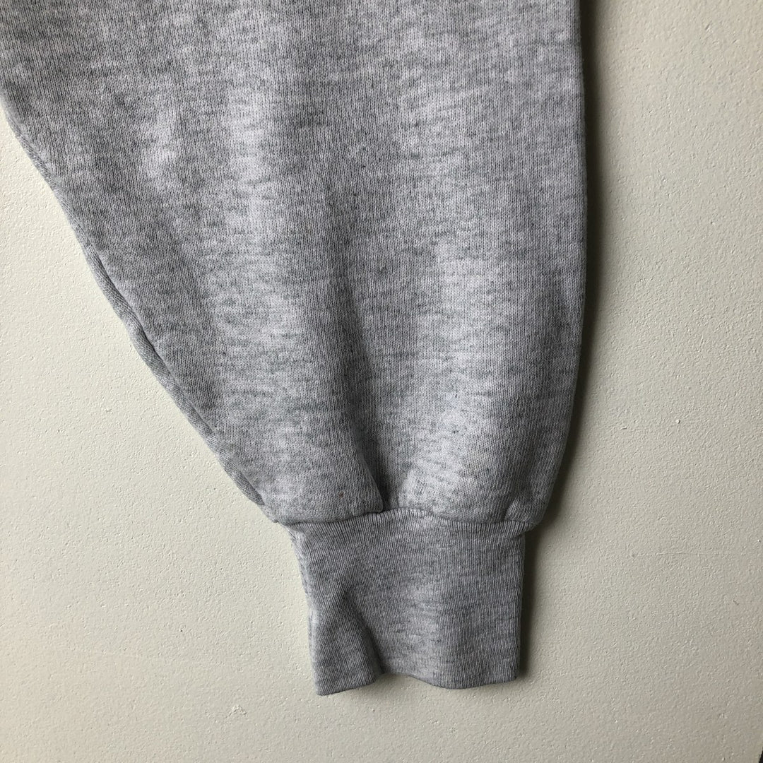 90'S Fruit of the Loom College Sweatshirt, Made in USA, Men's XL, Vintage cotton gray type Vintage Second Hand