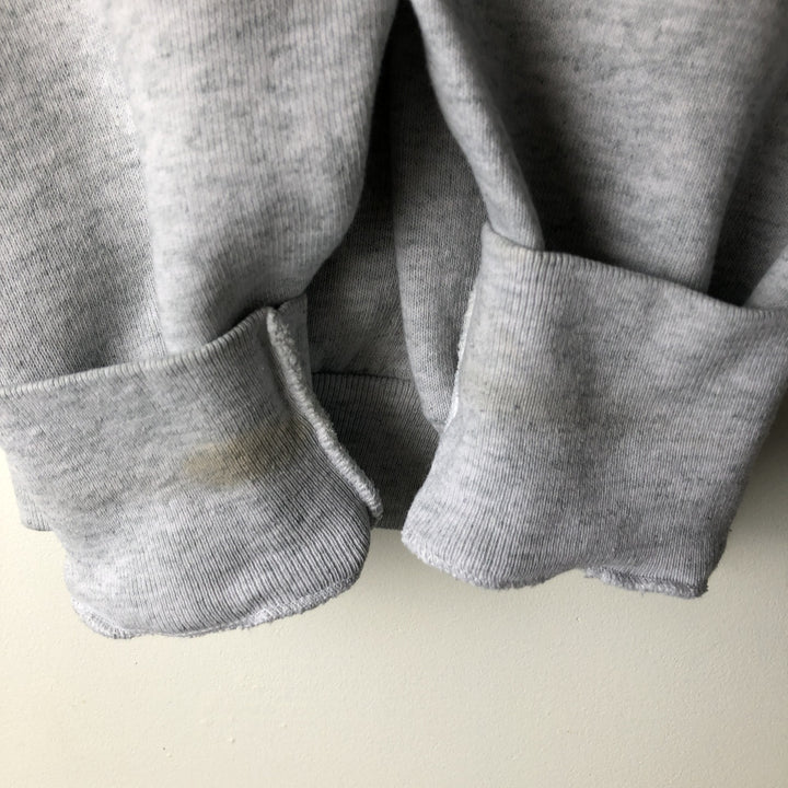 90'S Fruit of the Loom College Sweatshirt, Made in USA, Men's XL, Vintage cotton gray type Vintage Second Hand