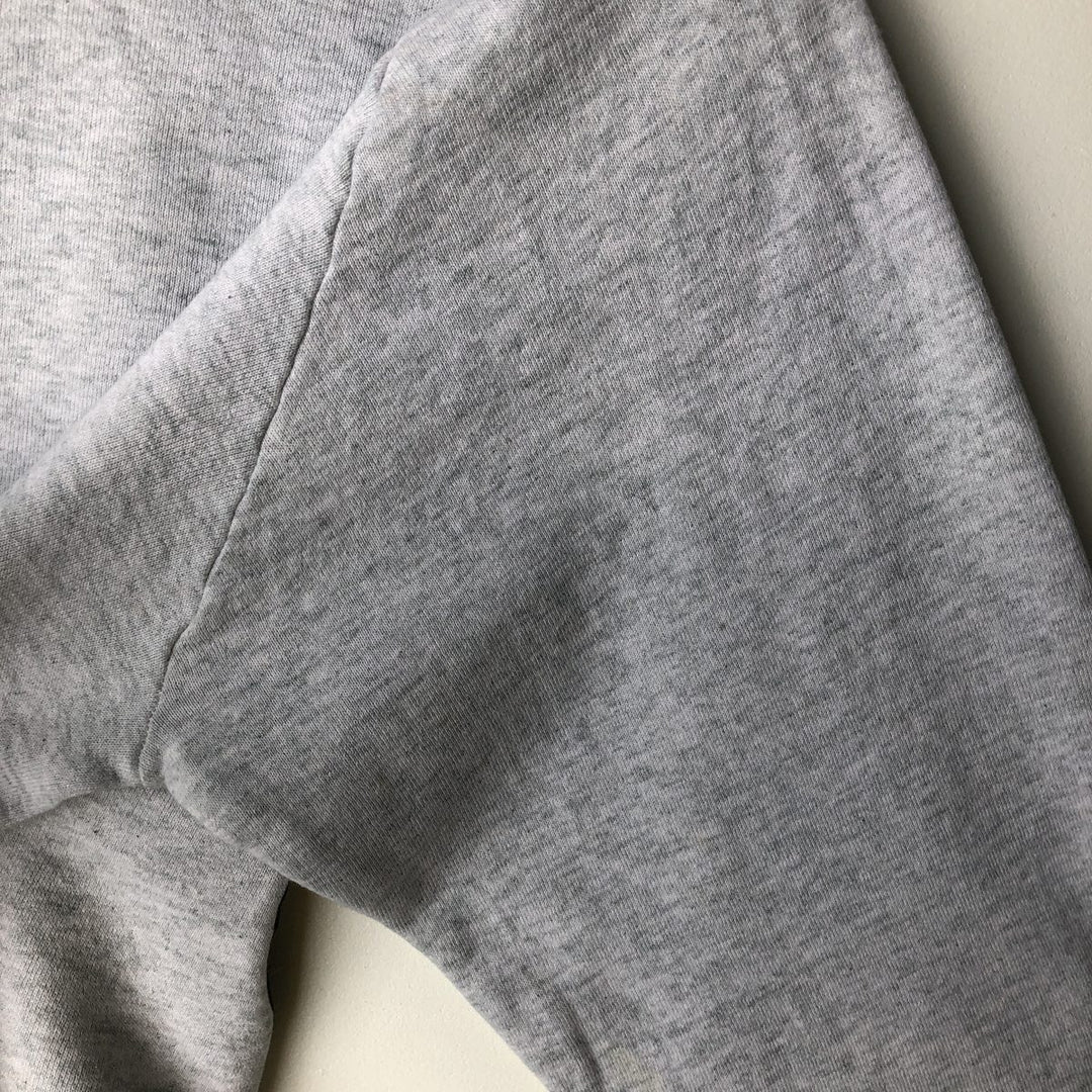 90'S Fruit of the Loom College Sweatshirt, Made in USA, Men's XL, Vintage cotton gray type Vintage Second Hand
