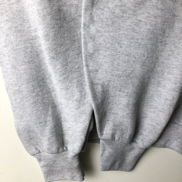 90'S Fruit of the Loom College Sweatshirt, Made in USA, Men's XL, Vintage cotton gray type Vintage Second Hand