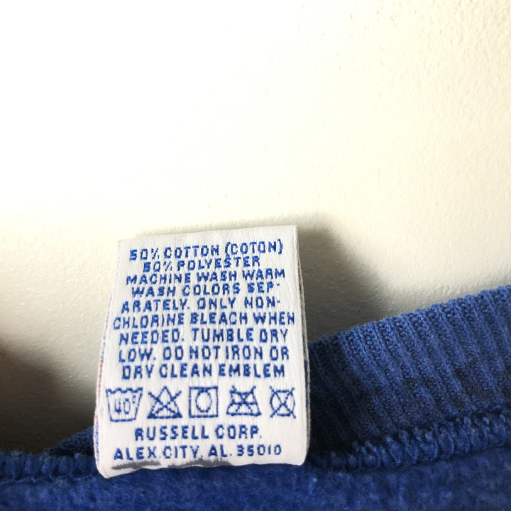 Vintage 1990'S Russell MLB Kansas City Royals sweatshirt, Made in USA, Men's Size Large cotton blue type Vintage Second Hand