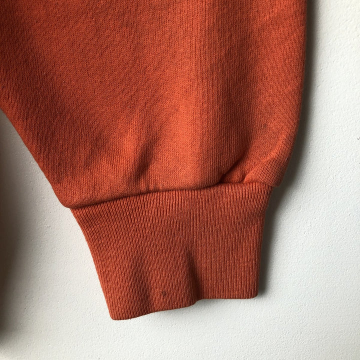 90'S Nutmeg NUTMEG College Sweatshirt, Made in USA, Men's Size XL, Vintage unclear orange type Vintage Second Hand