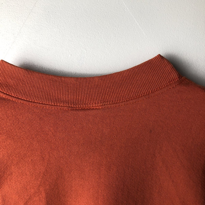 90'S Nutmeg NUTMEG College Sweatshirt, Made in USA, Men's Size XL, Vintage unclear orange type Vintage Second Hand