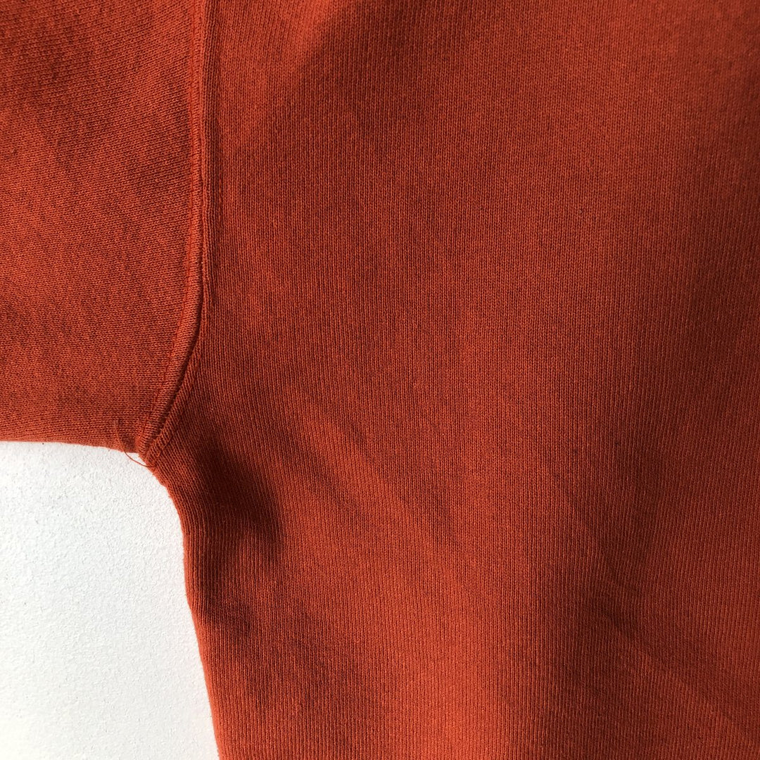 90'S Nutmeg NUTMEG College Sweatshirt, Made in USA, Men's Size XL, Vintage unclear orange type Vintage Second Hand