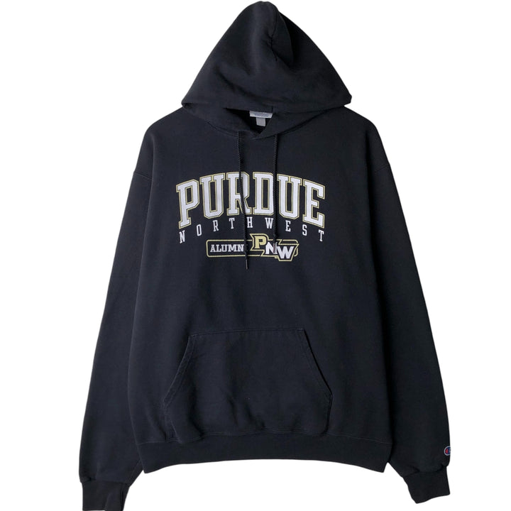 2000'S Champion ECO AUTHENTIC College Pullover Hoodie, Men's Size L unclear black type Vintage Second Hand