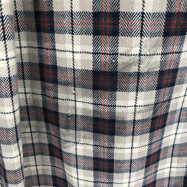 90s-00'S Timberland Rugged Fit Long Sleeve Cotton Check Shirt, Men's Size XL cotton Beige type Vintage Second Hand