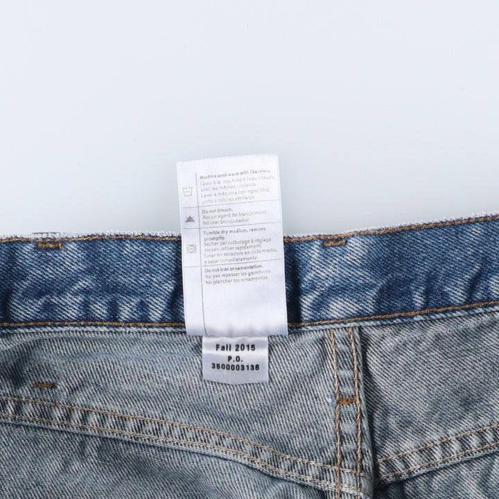 Carhartt Relaxed Fit Straight Denim Pants for Men, W34 equivalent cotton blue type Vintage Second Hand