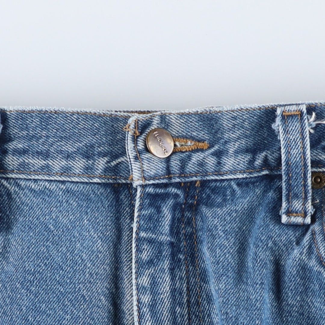 Carhartt Relaxed Fit Straight Denim Pants for Men, W34 equivalent cotton blue type Vintage Second Hand