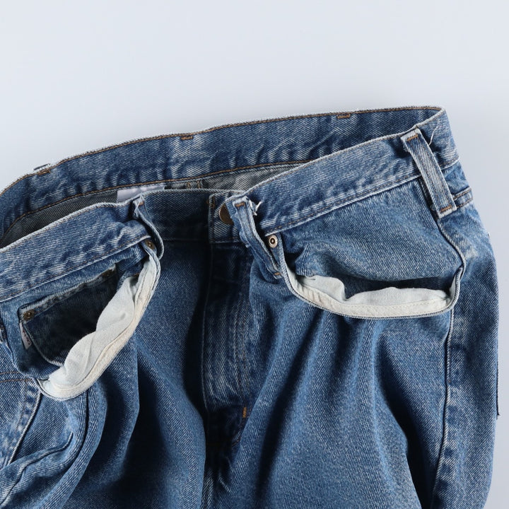 Carhartt Relaxed Fit Straight Denim Pants for Men, W34 equivalent cotton blue type Vintage Second Hand