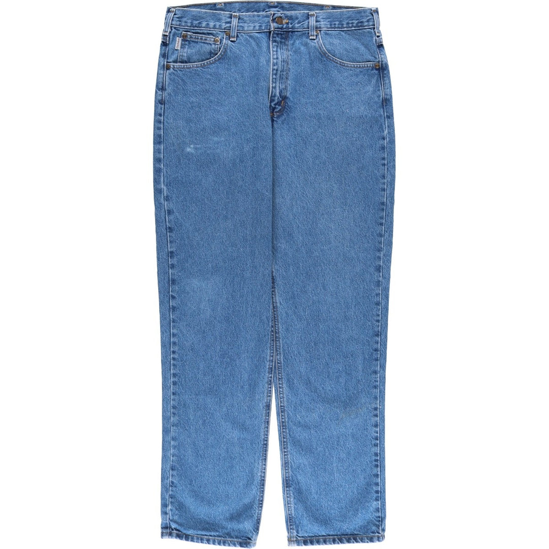 Carhartt Traditional Fit Tapered Denim Pants, Made in Mexico, Men's Size 34 cotton blue type Vintage Second Hand
