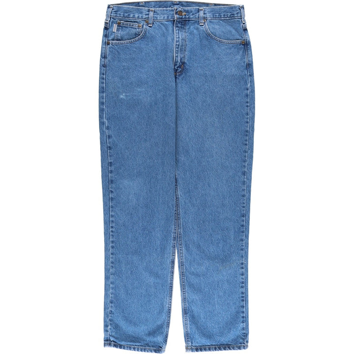 Carhartt Traditional Fit Tapered Denim Pants, Made in Mexico, Men's Size 34 cotton blue type Vintage Second Hand