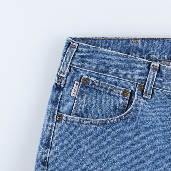 Carhartt Traditional Fit Tapered Denim Pants, Made in Mexico, Men's Size 34 cotton blue type Vintage Second Hand