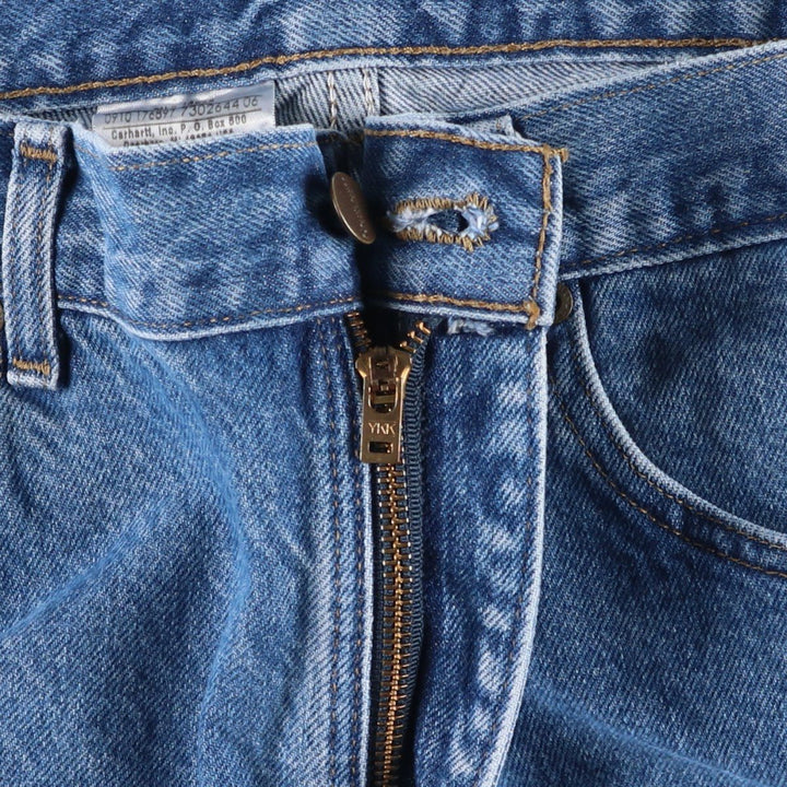 Carhartt Traditional Fit Tapered Denim Pants, Made in Mexico, Men's Size 34 cotton blue type Vintage Second Hand